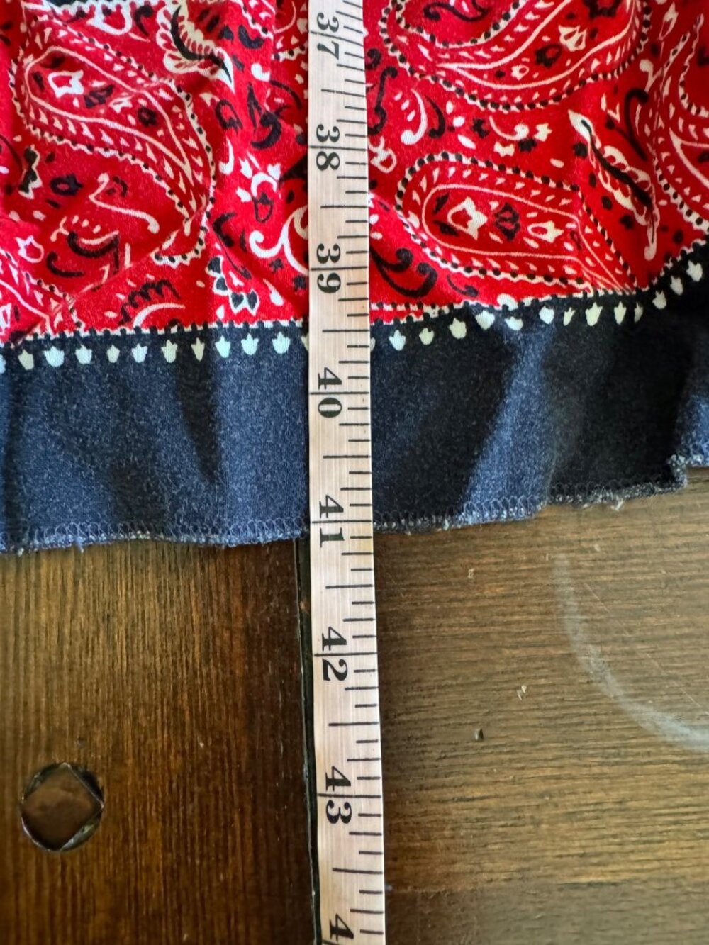Talbots Red White & Blue Knee Length Sleeveless Paisley Sheath Dress 22W Plus - Picture 8 of 10
